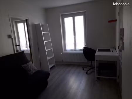 location studio meublé 25 m² nancy