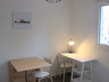 studio meublé villeurbanne la doua 19m2