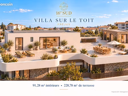 penthouse 3 pièces 92 m²