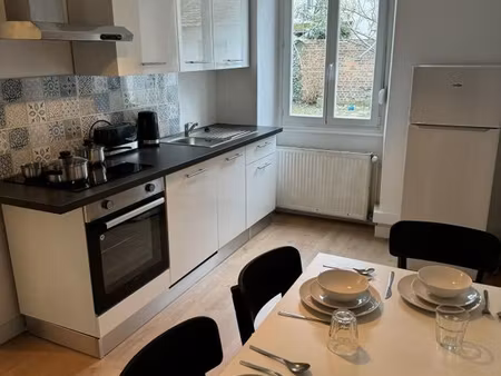 t2 meublé de 40m² avec jardin - rue des pyrénées à mulhouse