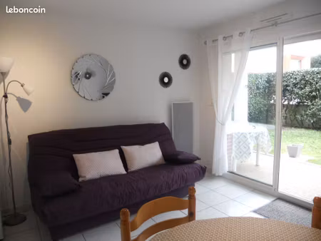 t2 + jardin et garage pour déplacemment pro ou attente logement