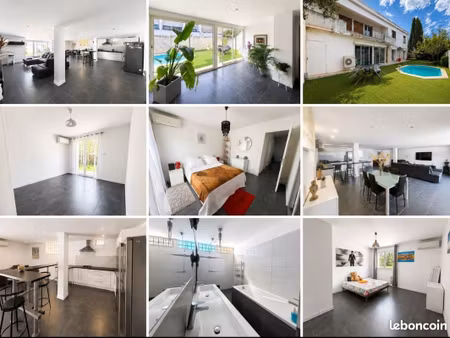 à vendre – bas de villa de 150 m² avec piscine – les 3 lucs  marseille
