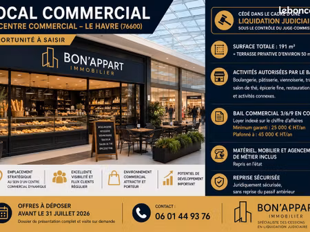 fonds de commerce le havre