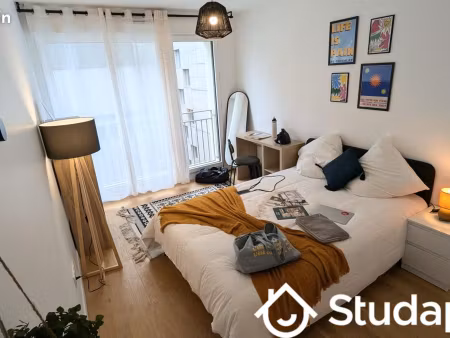 chambre 1 pièce 12 m²