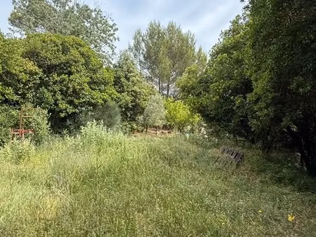 terrain à bâtir 604 m² — cadre boisé garrigue — viabilisé — poulx