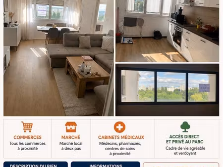 à louer f3 de 70m² à vandœuvre-lès-nancy – résidence cassiopée
