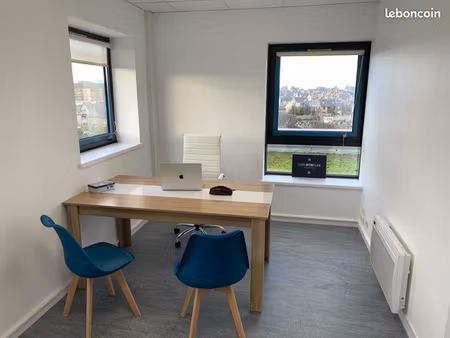 bureaux équipés 15m² st-malo – gare / sillon – tout inclus
