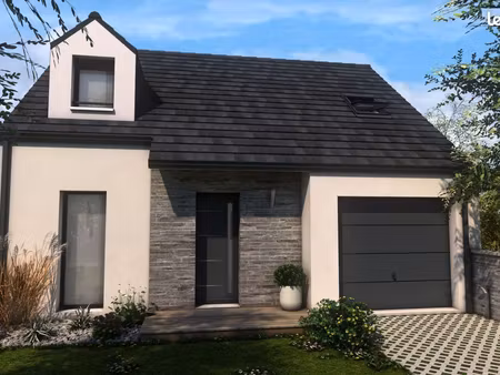 projet de construction d'une maison 93.12 m² avec terrain à champenard (27)
