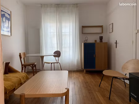 t2 traversant - 34m² - refait à neuf