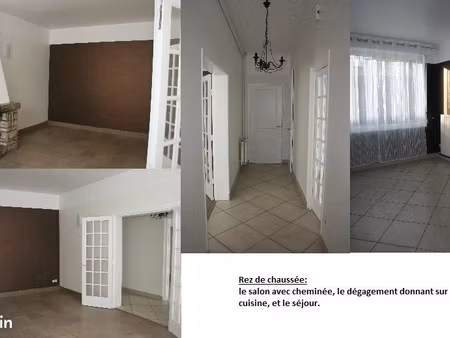 maison 119m2  3 chambres  avec terrain et parking  disponible au 1/8 ou 1/9 ou 1/10