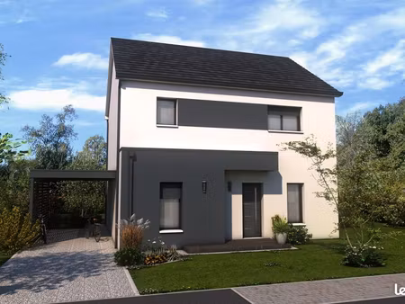 projet de construction d'une maison 121.4 m² avec terrain à bueil (27)