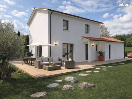 projet de construction d'une maison 90 m² avec terrain à saint-paul-en-jarez (42)
