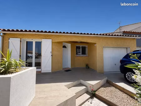 maison 83 m² - 3 chambres - piscine - garage - panneaux solaires
