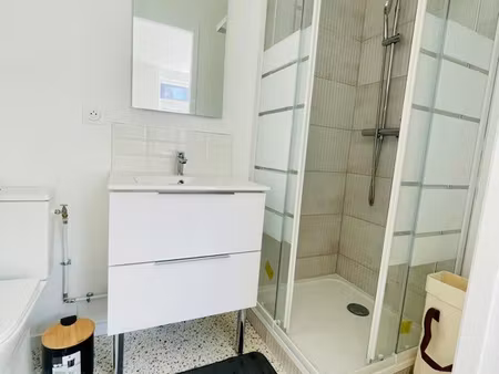 studette meublé 14 m2 flaubert sdb privé