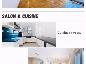 t3 77 m² spacieux et lumineux plein centre