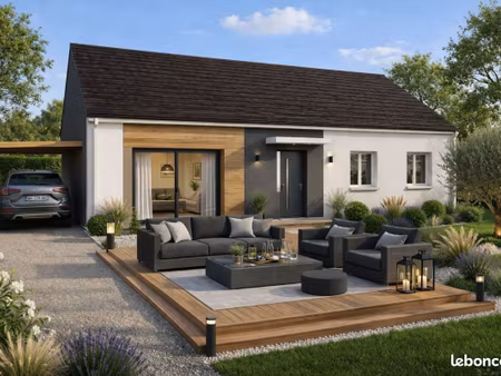 projet de construction d'une maison 90 m² avec terrain à mantes-la-ville (78)