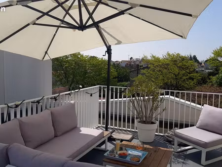 la rochelle - tasdon : superbe duplex t4 contemporain de 91 5 m²  dernier étage  3 chambre
