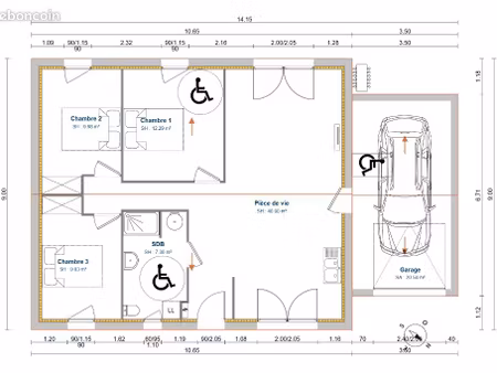 maison 4 pièces 80 m²