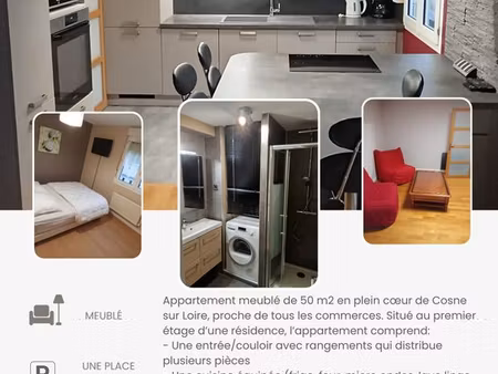 appartement meublé cosne sur loire