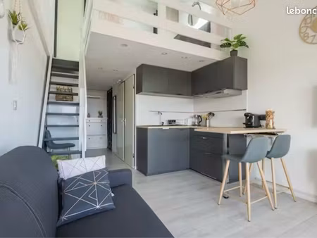 appartement meublé 32m² avec balcon vue mer – location étudiante / mobilité