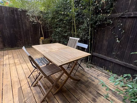 appartement meublé avec terrasse fondaudege / saint seurin