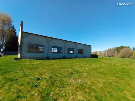 terrain 3800 m2 + hangar