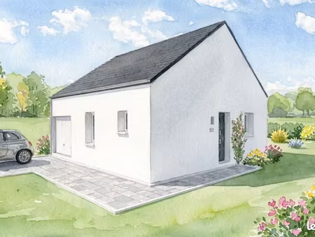 projet de construction d'une maison 48 m² avec terrain à rannee (35)