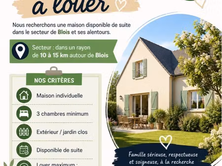 recherche maison à louer
