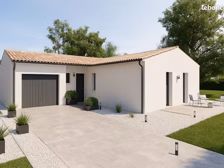 maison de 87.5 m² sur un terrain de 700 m² à bussac-sur-charente en charente-maritime (17)