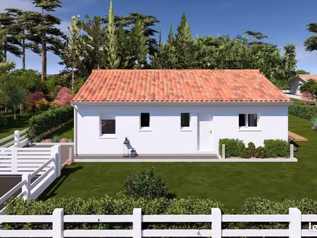 projet de construction d'une maison 84.93 m² avec terrain à bougue (40)