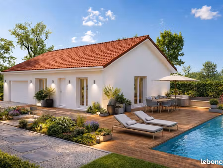 projet de construction d'une maison 90 m² avec terrain à voiron (38)