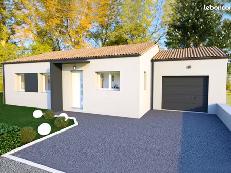 maison 3 chambres sur un terrain de 427 m² à les sables-d'olonne