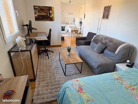location studio meublé 32m2 centre