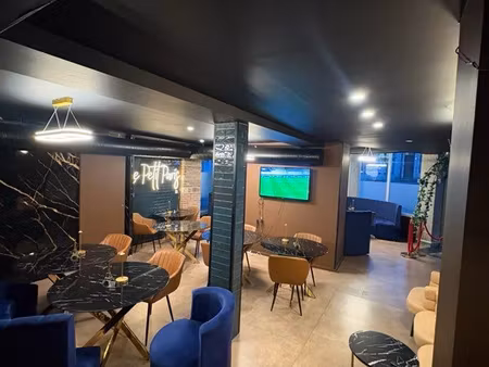 restaurant lounge – salon de narguilé – affaire très rentable – roi estimé 6 à 8 mois