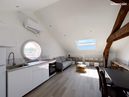 t1 bis meublé rénové – 37 m² au sol – climatisation