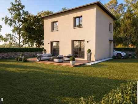 projet de construction d'une maison 80 m² avec terrain à villeneuve (01)