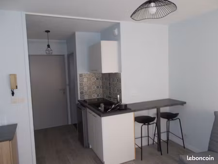 loue studio meuble 21 m2 en residence