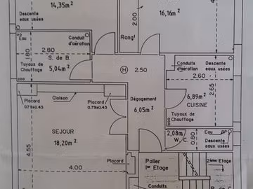 appartement 3 pieces 68 m2