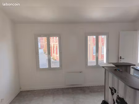 appartement meublé (cours de rénovation) de 42 m² – centre-ville de dieppe