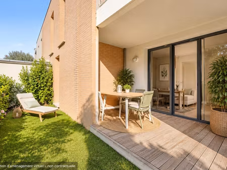 t2 en rez-de-jardin l'union