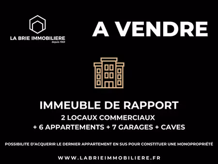 immeuble de rapport - 6 appartements + 2 locaux commerciaux melu