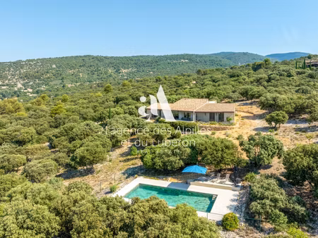 saint saturnin les apt -maison de plain pied vue panoramique