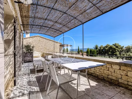 à vendre à gordes – appartement et studio indépendants dans résidence avec piscine