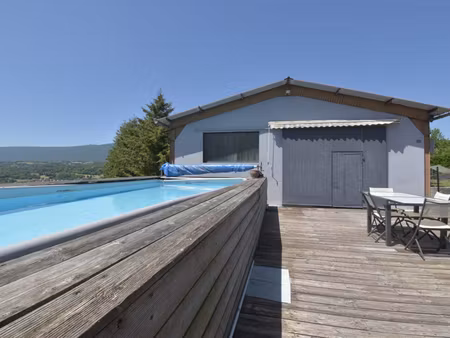 maison loft avec vue dégagée  grand garage et esprit atelier