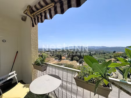 exclusivité ? appartement 3 pièces avec terrasse  vue mer et montagnes ? grasse  quartier.