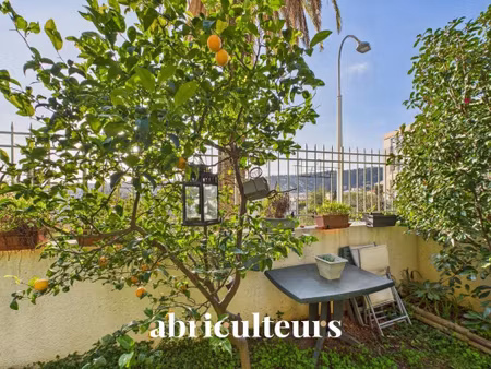 appartement 3 pièces lumineux - 72m2 - terrasses  jardin privatif et vue mer – nice...