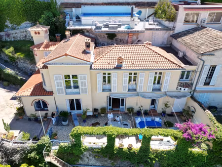nice mont boron / villa / propriete de caractere avec vue mer panoramique / piscine /...