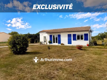 maison de plain-pied et grand terrain