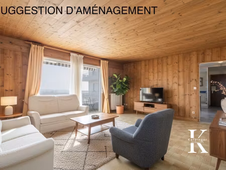 appartement familial - vue mont blanc