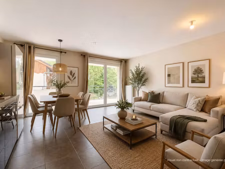 chens-sur-léman – appartement t3 récent de 62 m²– balcon – 2 stationnements